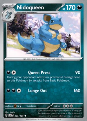[031/165] – Nidoqueen – 151 – Uncommon