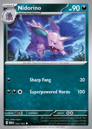 [033/165] – Nidorino – 151 – Uncommon