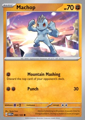 [066/165] – Machop – 151 – Common