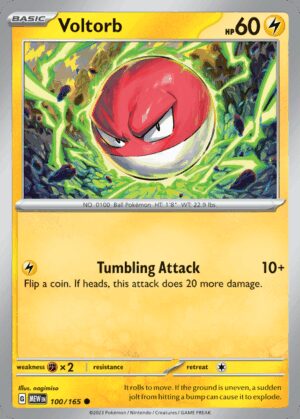 [100/165] – Voltorb – 151 – Common