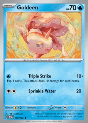 [118/165] – Goldeen – 151 – Reverse Holo