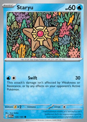 [120/165] – Staryu – 151 – Common