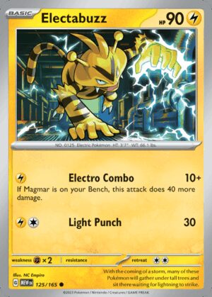 [125/165] – Electabuzz – 151 – Common
