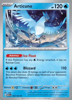 [144/165] – Articuno – 151 – Reverse Holo