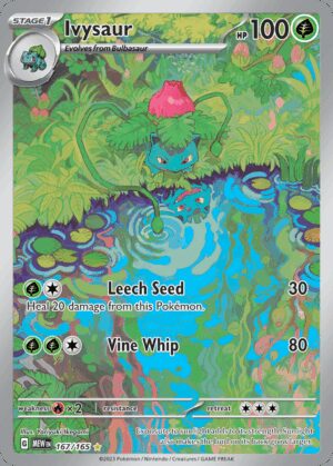 [167/165] – Ivysaur – 151 – Illustration Rare