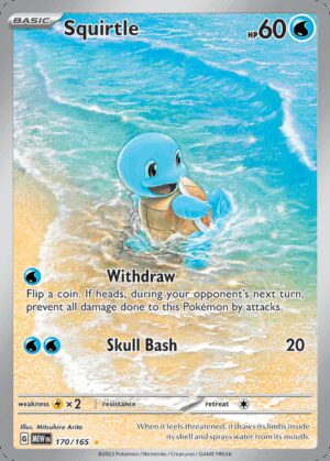 [170/165] – Squirtle – 151 – Illustration Rare