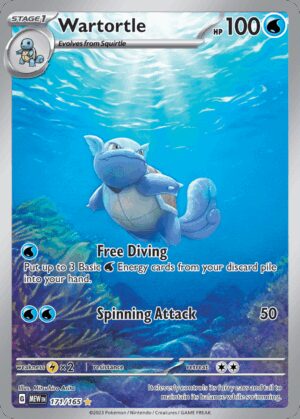 [171/165] – Wartortle – 151 – Illustration Rare