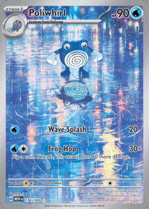 [176/165] – Poliwhirl – 151 – Illustration Rare
