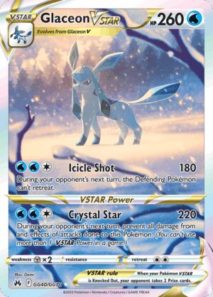 [GG40/70] – Glaceon VSTAR – Crown Zenith Galarian Gallery – Galarian Gallery