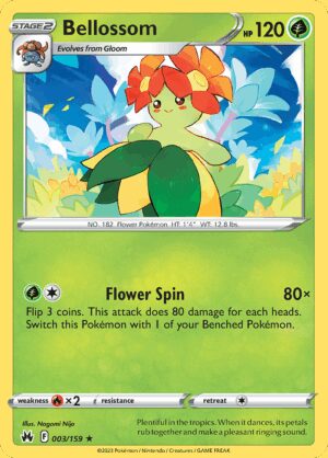 [003/159] – Bellossom – Crown Zenith – Rare