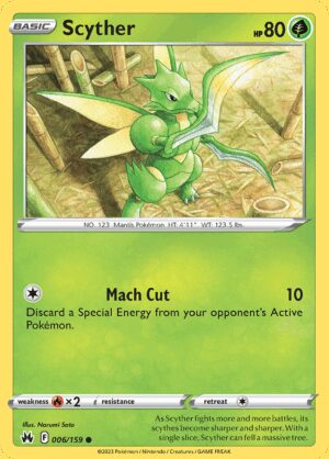 [006/159] – Scyther – Crown Zenith – Common