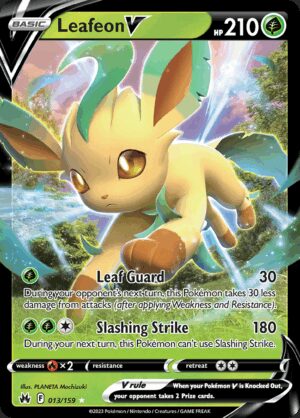 [013/159] – Leafeon V – Crown Zenith – Ultra Rare