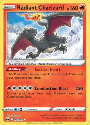 [020/159] – Radiant Charizard – Crown Zenith – Ultra Rare