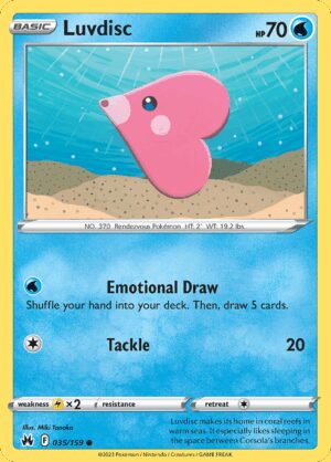 [035/159] – Luvdisc – Crown Zenith – Reverse Holo