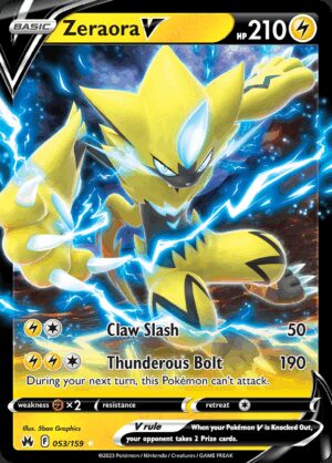 [053/159] – Zeraora V – Crown Zenith – Ultra Rare