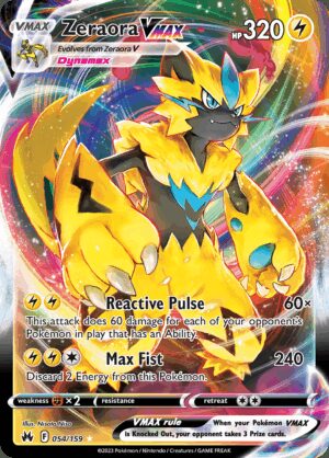 [054/159] – Zeraora VMAX – Crown Zenith – Ultra Rare
