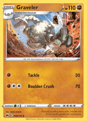 [068/159] – Graveler – Crown Zenith – Reverse Holo