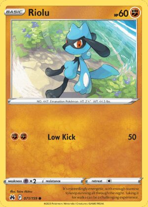 [071/159] – Riolu – Crown Zenith – Common