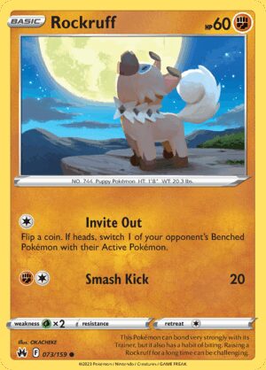 [73/159] – Rockruff – Crown Zenith – Common