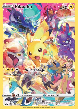 [160/159] – Pikachu – Crown Zenith – Secret Rare