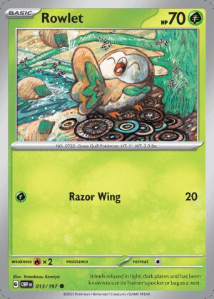[013/197] – Rowlet – Obsidian Flames – Common