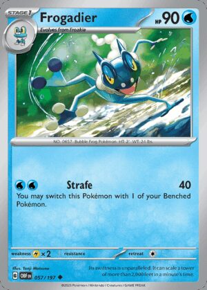 [057/197] – Frogadier – Obsidian Flames – Common