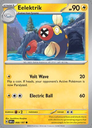 [068/197] – Eelektrik – Obsidian Flames – Reverse Holo