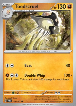 [119/197] – Toedscruel – Obsidian Flames – Reverse Holo