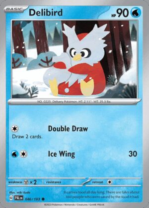 [046/193] – Delibird – Paldea Evolved – Reverse Holo