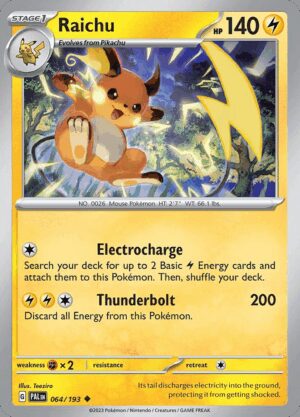 [064/193] – Raichu – Paldea Evolved – Common