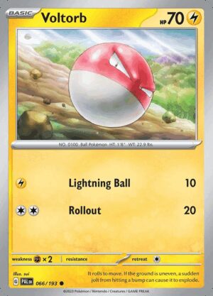 [066/193] – Voltorb – Paldea Evolved – Reverse Holo