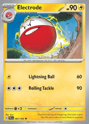 [067/193] – Electrode – Paldea Evolved – Reverse Holo