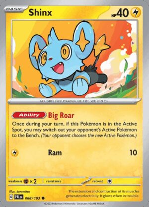 [068/193] – Shinx – Paldea Evolved – Reverse Holo
