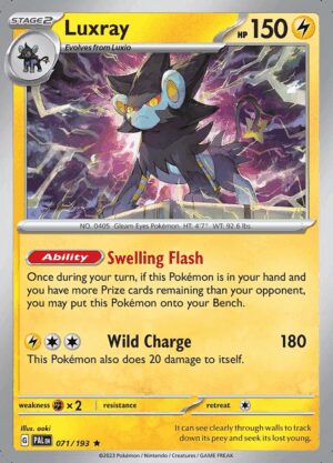 [071/193] – Luxray – Paldea Evolved – Holo