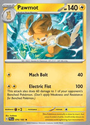 [76/193] – Pawmot – Paldea Evolved – Holo