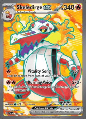 [233/193] – Skeledirge ex – Paldea Evolved