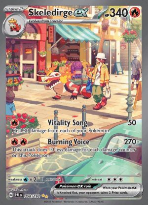 [258/193] – Skeledirge ex – Paldea Evolved