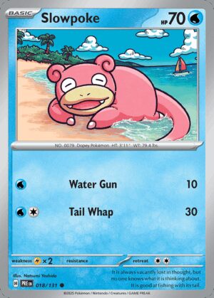 [18/131] – Slowpoke – Prismatic Evolutions – Reverse Holo