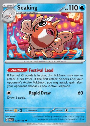 [21/131] – Seaking – Prismatic Evolutions – Reverse Holo