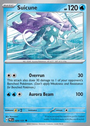 [24/131] – Suicune – Prismatic Evolutions – Uncommon