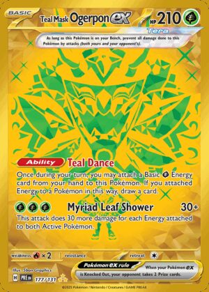 [177/131] – Teal Mask Ogerpon ex – Prismatic Evolutions – nan