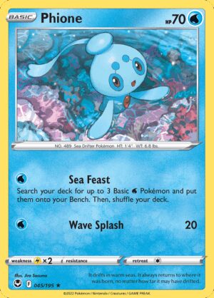 [045/191] – Phione – Silver Tempest – Reverse Holo