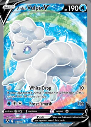 [173/191] – Alolan Vulpix V – Silver Tempest – V
