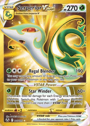 [210/191] – Serperior VSTAR – Silver Tempest – VSTAR Gold