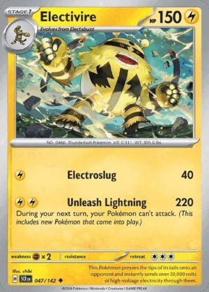 [047/142] – Electivire – Stellar Crown – Reverse Holo