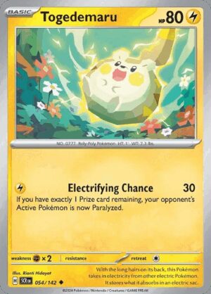 [054/142] – Togedemaru – Stellar Crown – Reverse Holo