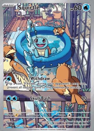 [148/142] – Squirtle – Stellar Crown – Illustration Rare