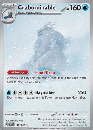 [149/142] – Crabominable – Stellar Crown – Illustration Rare