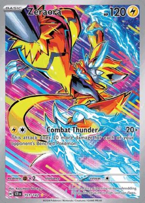 [151/142] – Zeraora – Stellar Crown – Illustration Rare