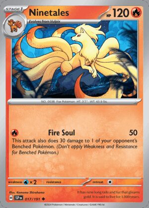 [017/191] – Ninetales – Surging Sparks – Uncommon
